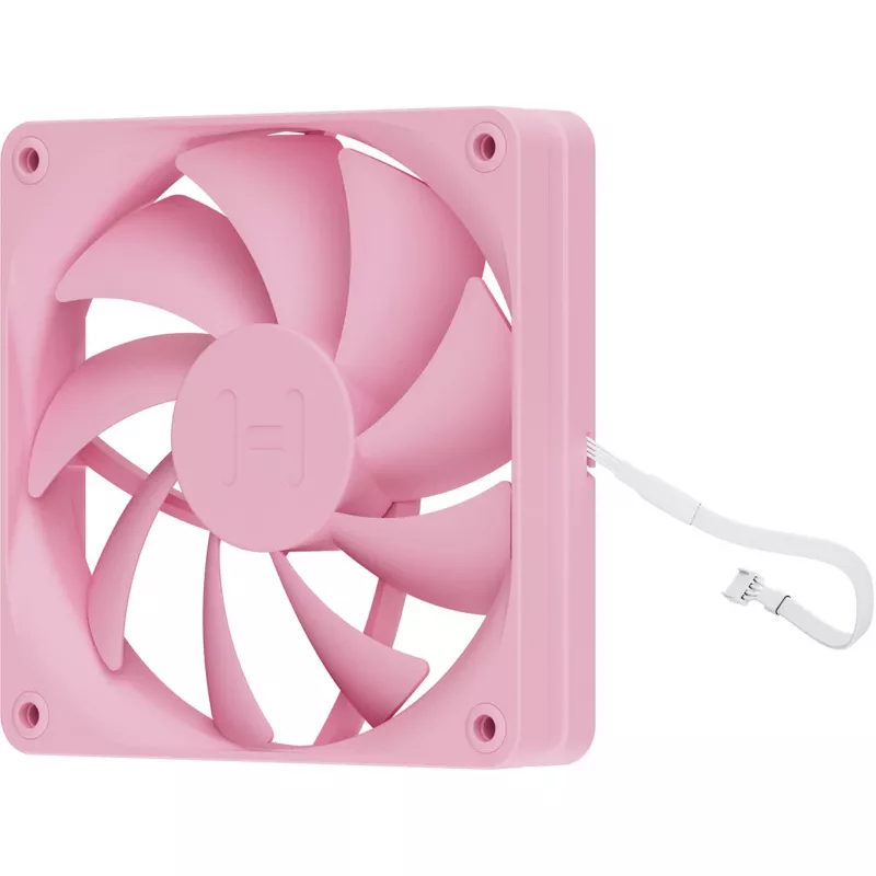 Arvuti jahutusventilaator HYTE FA12-SM-4 120 mm, 1500 RPM, 72 m³/h, 1,6 mmH2O, FDB, roosa, 4 tk