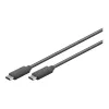 Goobay USB-C™ 3.1 põlvkonna 1 kaabel, must, 3 m - USB-C™-pistik > USB-C™-pistik (66509)