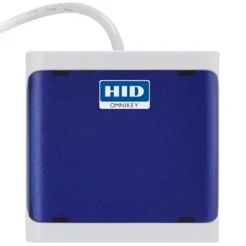 Kaardilugeja OMNIKEY 5023 tumesinine — HID OMNIKEY 5023 kontakttarga kaardi lugeja, ühe ühiku värv tumesinine