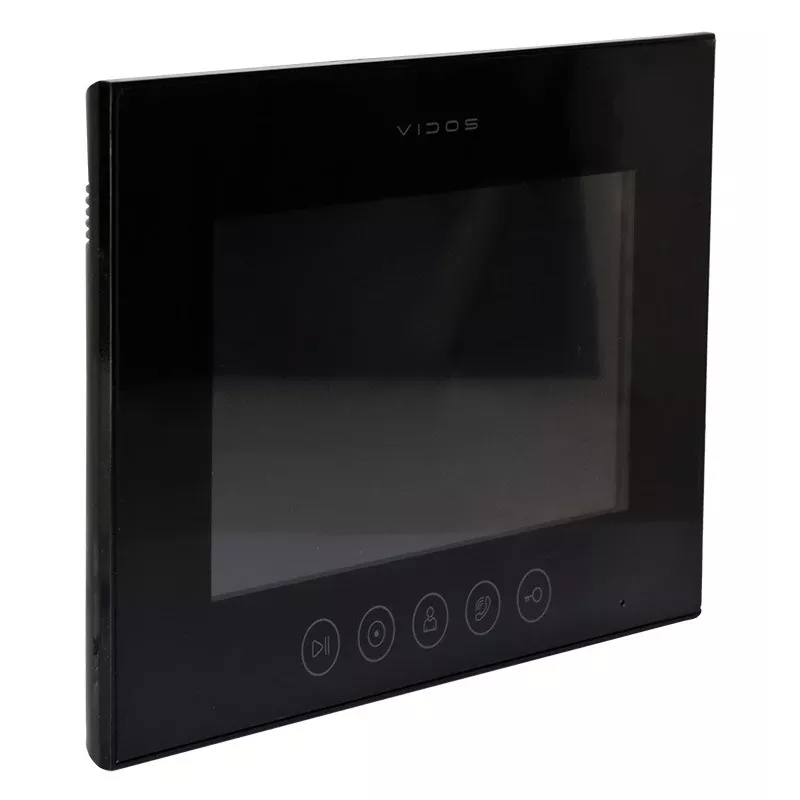 WiFi videonurtelefoni monitor VIDOS X M11B-X 7 inch LCD TFT-ekraan 1024x600 px Must