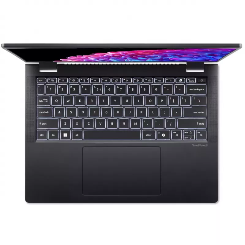 Acer TravelMate P6 14 TMP614-73-TCO - 180°-Scharnierdesign - Intel Core Ultra 5 125H / 1.2 GHz - Evo - Win 11 Pro - Intel Arc Graphics - 32 GB RAM - 1.024 TB SSD NVMe - 35,6 cm (14) (NX.B5LEG.002)