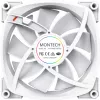 Arvuti korpuse ventilaator Montech AX140 PWM 140 mm, vintpüssi laager, 540–1760 RPM, valge