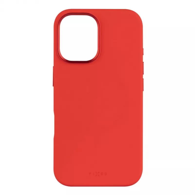 Fixed MagFlow | Tagakaas | Apple | iPhone 16 | Vedelsilikoon | Punane