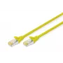 Patch-juhe Digitus CAT 6A S/FTP DK-1644-A-0025/Y 0,25 m kollane