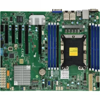 Super Micro SUPERMICRO X11SPI-TF emaplaat ATX Socket P C622 USB3.0 2 x 10 Gigabit LAN sisseehitatud graafikaga
