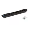 Liigpingekaitse Triton RAB-PD-X08-A1 Must 8 vahelduvvoolu pistikupesa 230V 2m