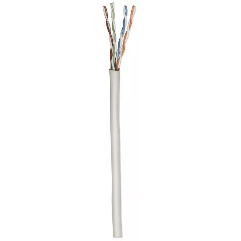 Intellinet võrgukaabel, kogus, Cat5e, 24 AWG, täisjuhe, 305 m, hall, CCA, U/UTP, karp