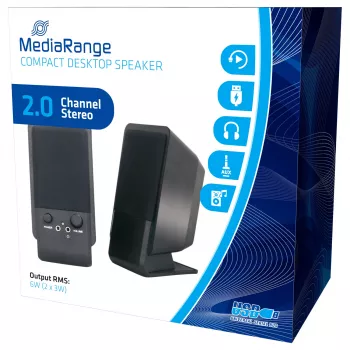 MEDIARANGE Kõlar - arvutile - 6 W (kokku)