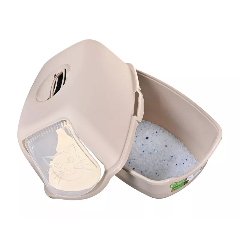 Kassiliivakast DIAMENTIQ BAYA, plastik, pööratavad uksed, 55,5×40×38,7 cm, beež