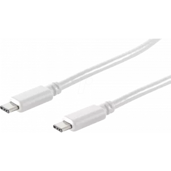 USB-kaabel ShiverPeaks BS13-45156 1,5m USB 3.2 Gen 2 USB C valge