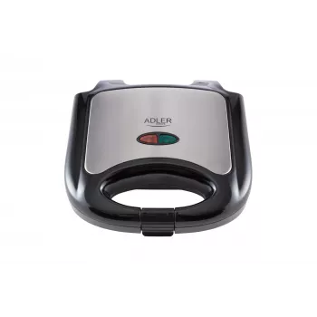 Sandwich Maker Adler AD 3015 750 W Must Hõbedane