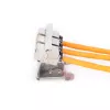 Adapter Digitus AN-25183 3x Keystone moodulile Roostevaba teras