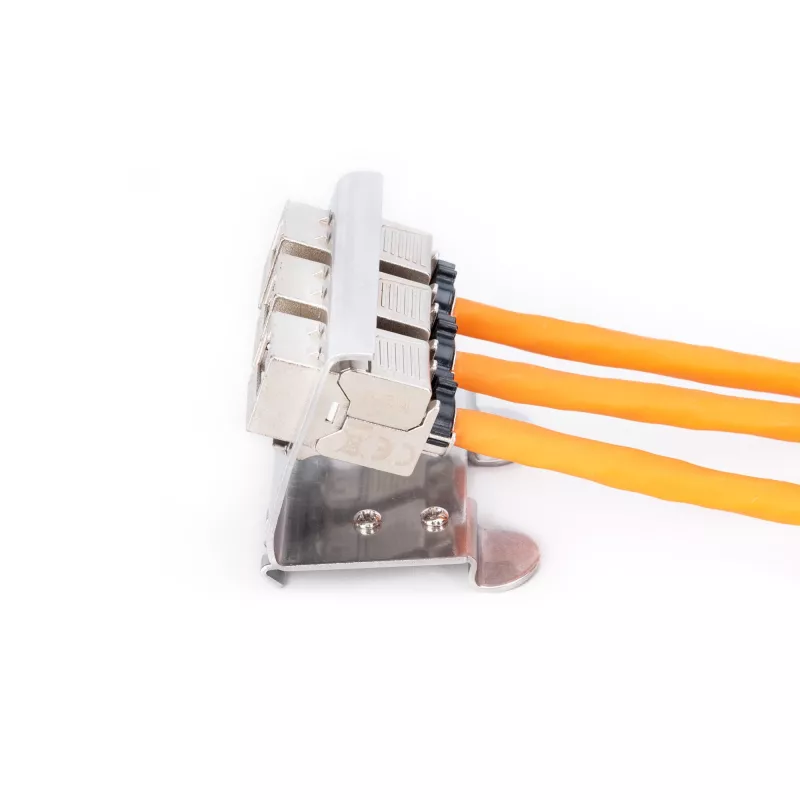 Adapter Digitus AN-25183 3x Keystone moodulile Roostevaba teras