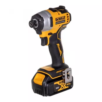 Juhtmeta tööriistakomplekt DeWalt DCK2062M2T — 18V, DCD709 puur + DCF809 1/4-tolline löökkruvikeeraja, 2×4,0Ah akud, TSTAK II kohver