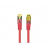 Võrgukaabel Lanberg PATCHCORD KAT.6A S/FTP LSZH CU 1M Punane