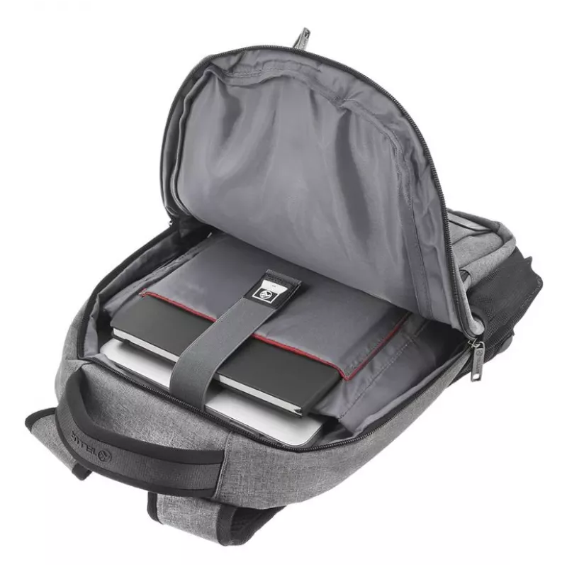 Sülearvuti seljakott Tellur Companion 15,6 tolline USB-pordiga, hall