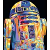 Maalimiskomplekt Ravensburger CreArt Star Wars R2‑D2 – numbrite järgi maalimise komplekt