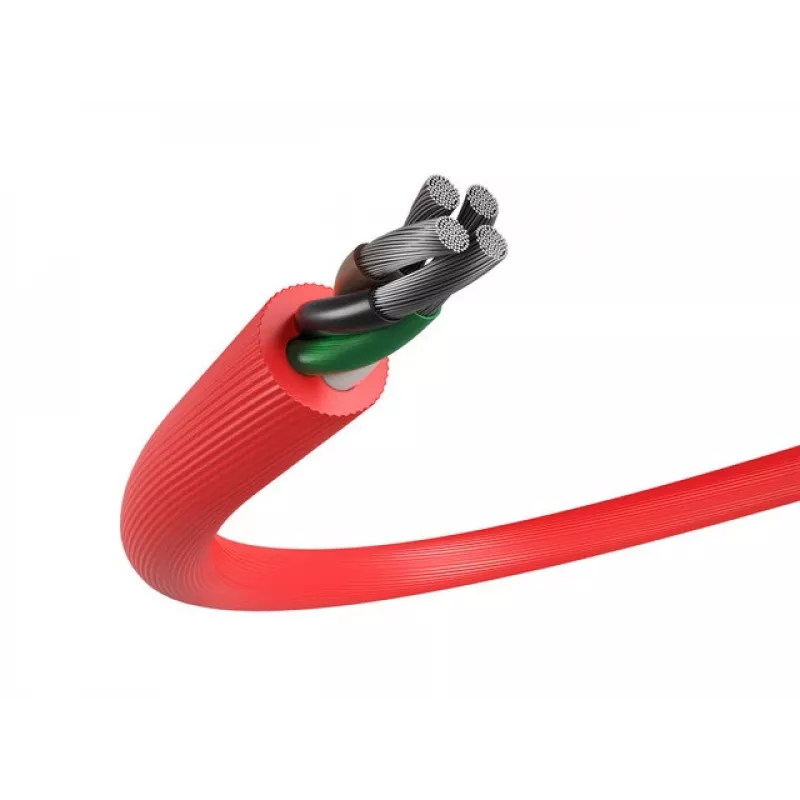 USB-kaabel NATEC NKA-1201 USB 2.0 1m USB A USB C Must Punane
