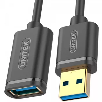 UNITEK Y-C457GBK USB kaabel USB 3.2 Gen 1 (3.1 Gen 1) 1 m USB A Must
