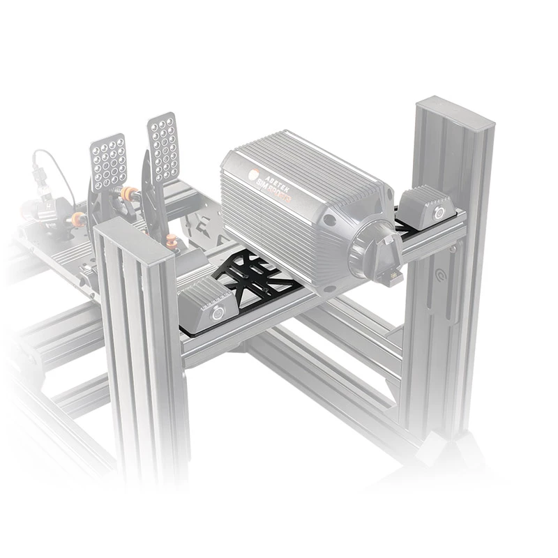 Kinnitusklamber Asetek SimSports 460×120×5 mm, teras, must