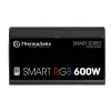 Thermaltake SMART RGB PS-SPR-0600NHSAWE-1 - Toiteplokk (sisemine) - ATX12V 2.3 - 80 PLUS - AC 230 V - 600 W - aktiivne PFC - must