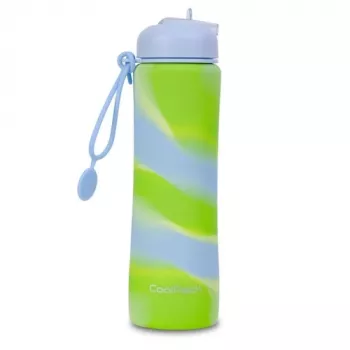 Spordiveepudel Cool Pack silikoonist veepudel Z14770 600 ml tüdrukutele sinine