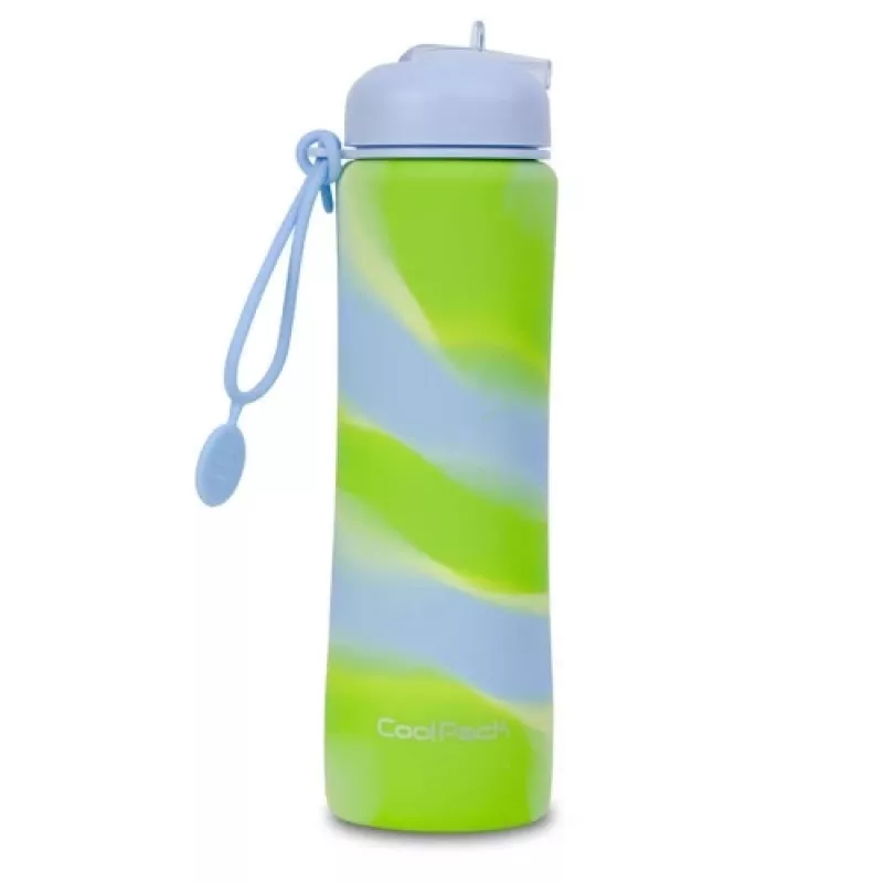 Spordiveepudel Cool Pack silikoonist veepudel Z14770 600 ml tüdrukutele sinine