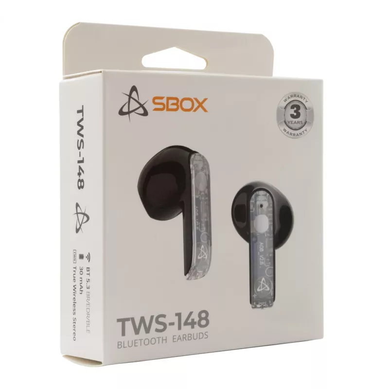 Kõrvaklapid SBOX EB-TWS148 Must