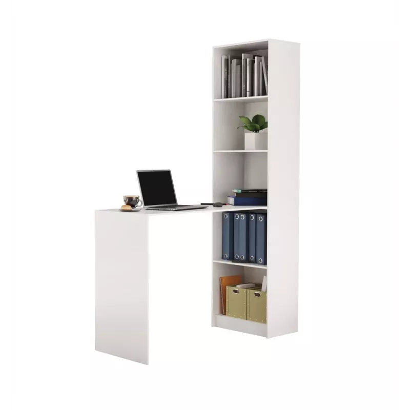 Topeshop R50 BIEL Z BIURKIEM arvutilaud valge