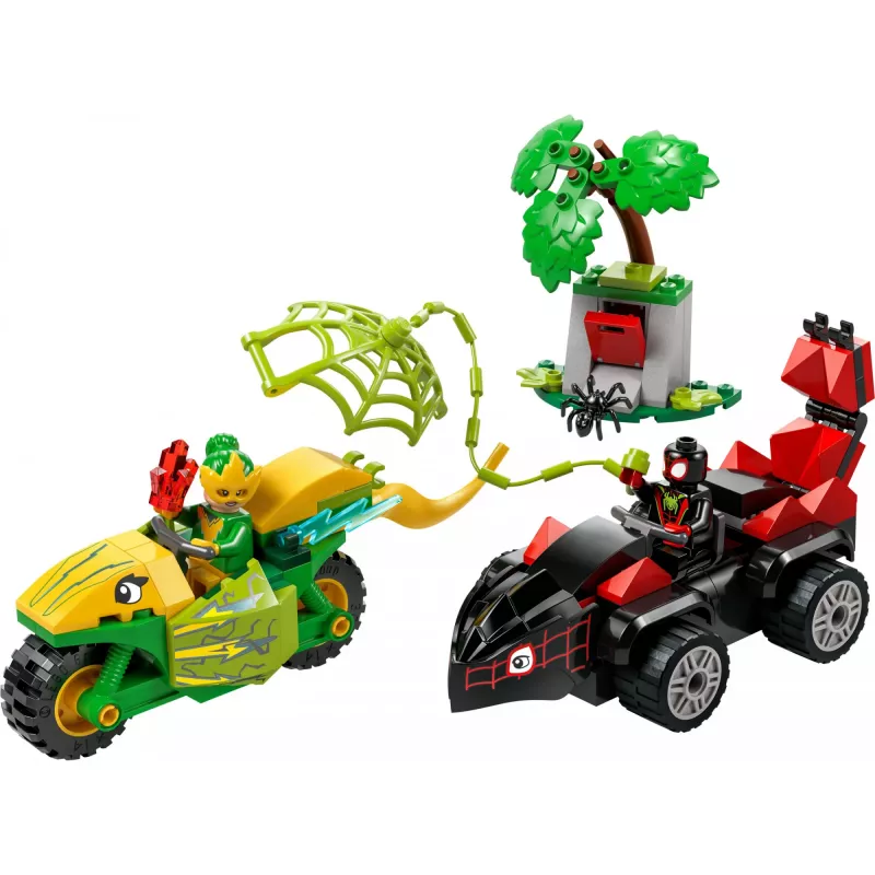 LEGO MARVEL 11198 Spin ja Electro dinosaurusõidukite tagaajamine