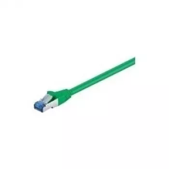 Wentronic Goobay CAT 6a paigalduskaabel, S/FTP (PiMF), roheline, 0,5 m - LSZH halogeenivaba, vask (93660)