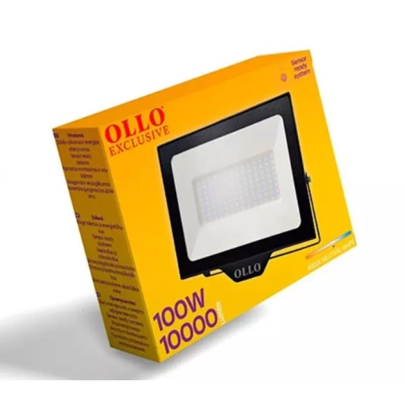 Lamp | OLLO | Energiatarve 100 W | Valgusvoog 10000 luumenit | 4000 K | AC220–240 V | Kiirgusnurk 110 kraadi | VS121C-100W-40K