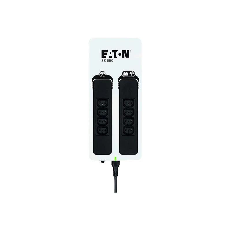 Eaton 3S550I katkematu toiteallikas (UPS) ooterežiim (Offline) 0,55 kVA 330 W 8 AC-pistikupesa