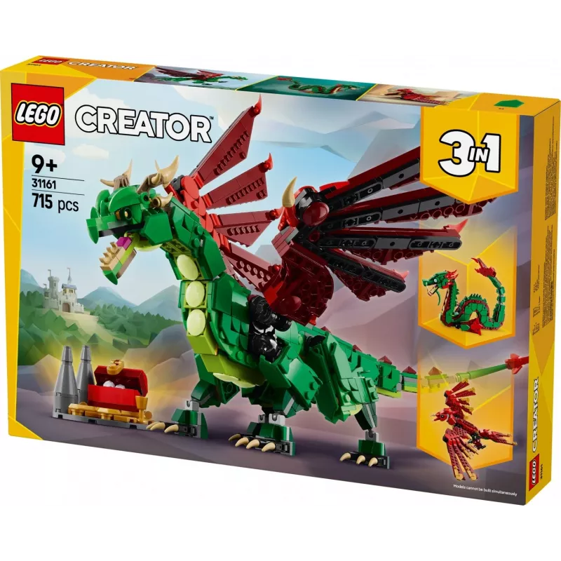 LEGO CREATOR 3 IN 1 31161 Keskaegne draakon