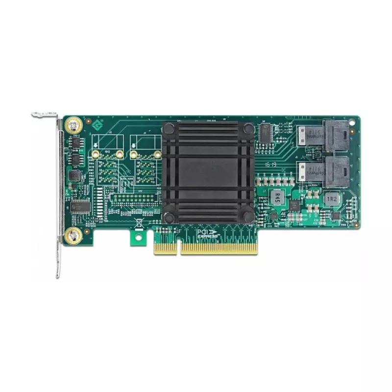 DeLOCK PCI Express x8 kaart kahe sisemise SFF-8643 NVMe pordiga, madalprofiil