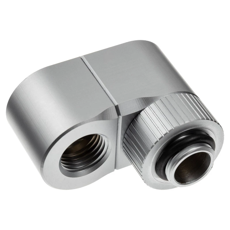 EK Water Blocks EK-Quantum Torque G1/4 tolli kahekordne pikendus Offset MF 21 - Satin Titanium