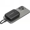 Kaasaskantav akupank Goobay 10 000 mAh sisseehitatud USB-C kaabliga - 20W kompaktne reisija (76251)