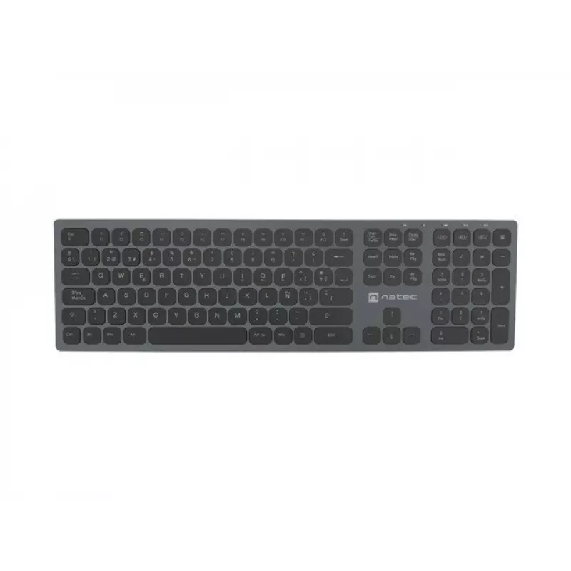NATEC NKL-1830 klaviatuur Universaalne RF-juhtmevaba Bluetooth QWERTY Hispaania Must Hall
