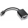 Adapter Lenovo mini-DisplayPort to VGA 0A36579 — passiivne videoadapter miniDP ja VGA-ekraani ühenduseks