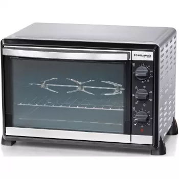 Miniahi Rommelsbacher BG 1805/E roostevaba teras – 42 L, 80–230 °C, 7 režiimi, rotisserie