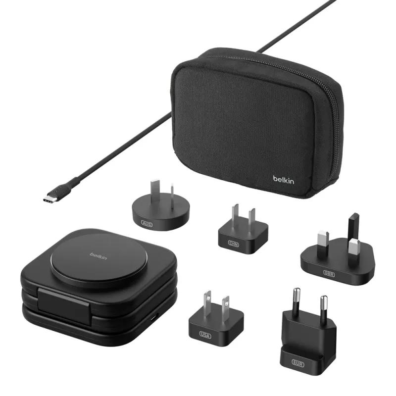 Belkin BoostCharge Pro kõrvaklapid nutitelefon nutikell must USB juhtmevaba kiirlaadimine