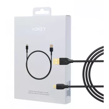 CB-MD1 Must kiirlaadimiskaabel Quick Charge micro USB-USB | 1m | 5A | 480 Mbps
