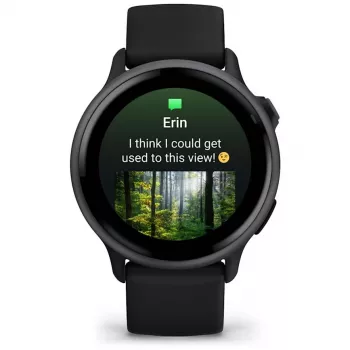 Garmin vívoactive 6 3.05 cm (1.2) AMOLED 42 mm Digitaalne 390 x 390 pikslit Puuteekraan Must Wi-Fi GPS (satelliit)