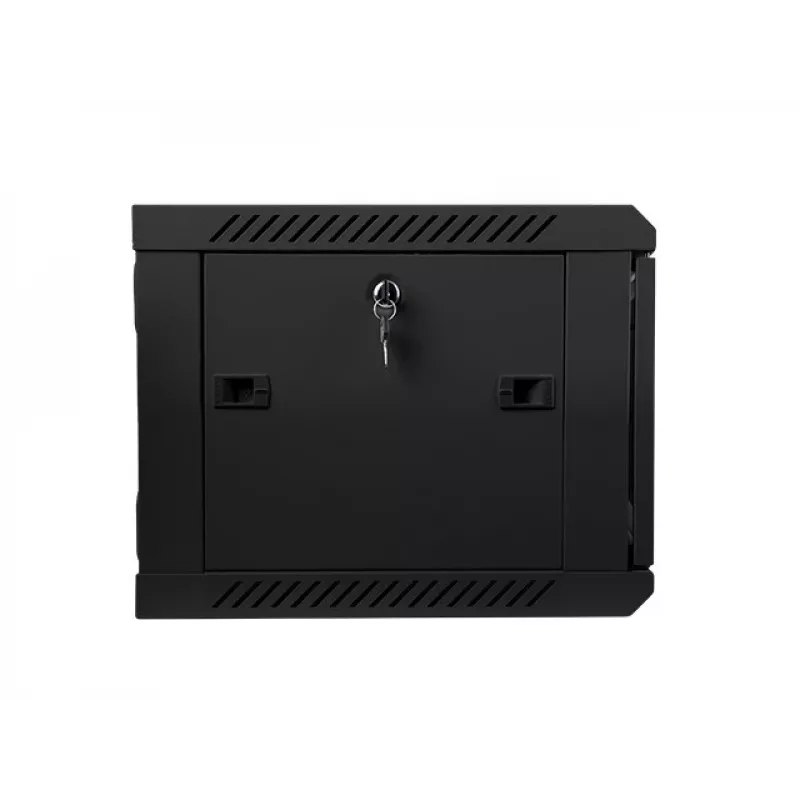 Seinale paigaldatav kapp LANBERG WF01-6406-10B, 6U, 19 tolli, 600×374×450 mm, must, 60 kg