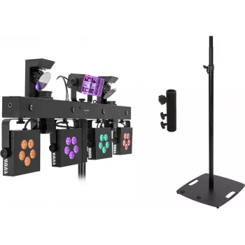 EUROLITE LED-valguskomplekt KLS Scan Pro Next Compact koos BPS-3 musta kõlaristatiiviga