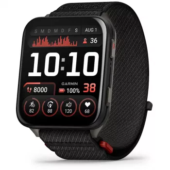 Nutikell GARMIN Venu X1 — 2-tolline AMOLED, GPS/GLONASS/Galileo, 5 ATM, 11-päevane aku, must silikoonrihm