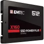 SSD Emtec X160 512GB 2.5-tolline SATA III QLC 3D NAND