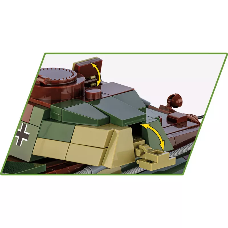 Ehituskomplekt COBI Panzer VI Ausf. B Königstiger 802 tk