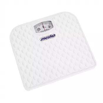 Mehaaniline kaal Mesko MS 8160 Maksimaalne kaal 130 kg Täpsus 1000 g Valge
