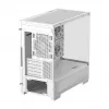 PC Midi Tower korpus DeepCool CG380 3F WH — Valge, 235×437×451 mm, toetab 2,5-tolliseid/3,5-tolliseid, alumine toiteplokk, 3x 120 mm ventilaatorid paigaldatud